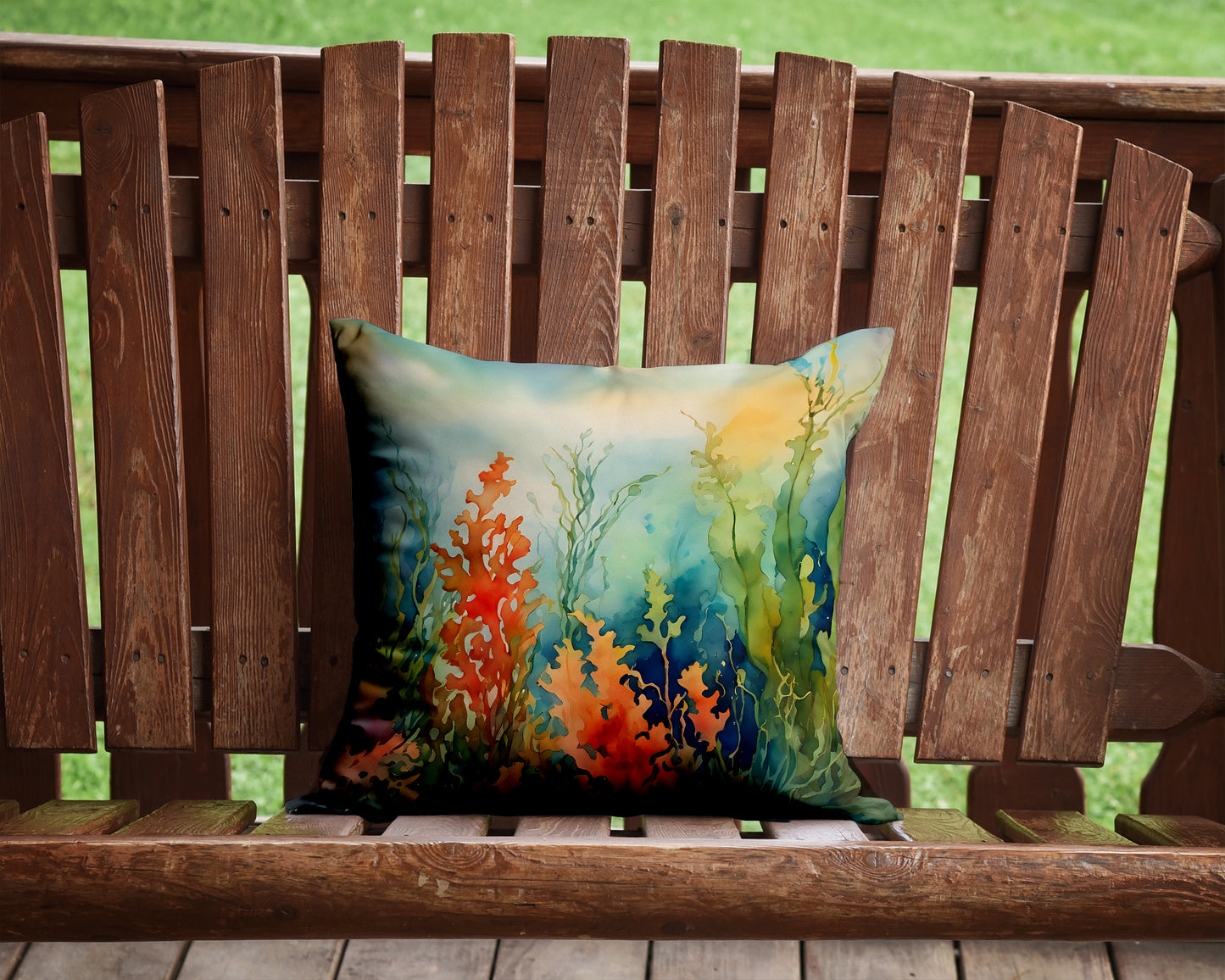 Seaweed Throw Pillow