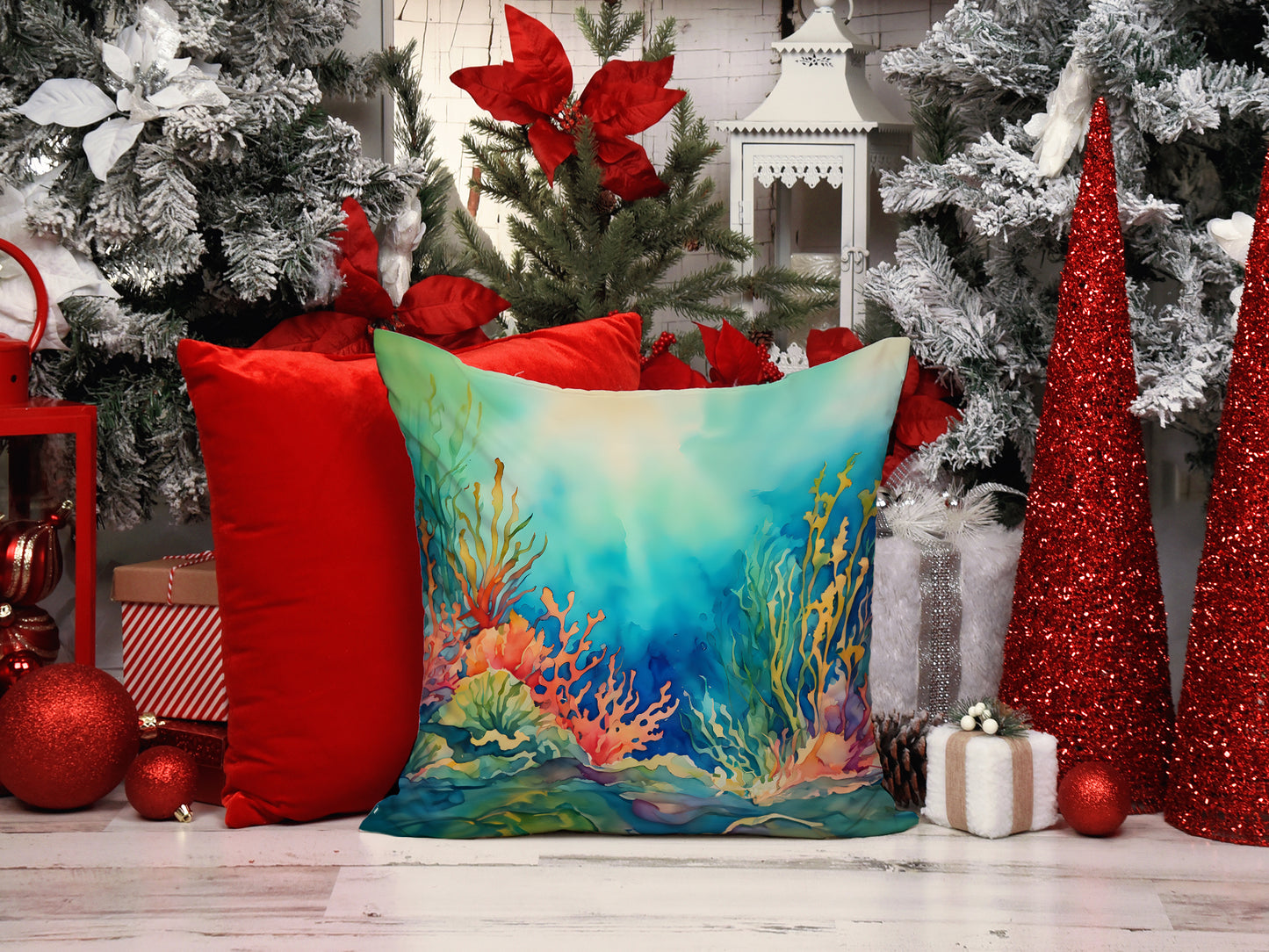 Seaweed Throw Pillow