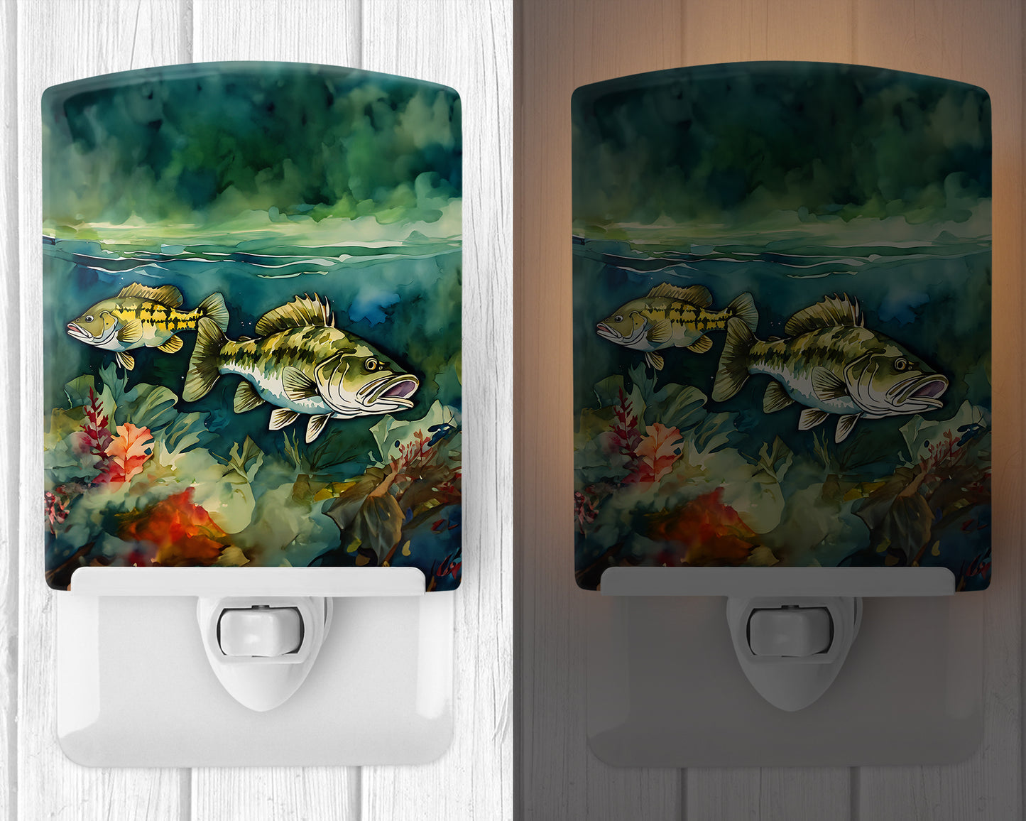 Smallmouth Bass Ceramic Night Light