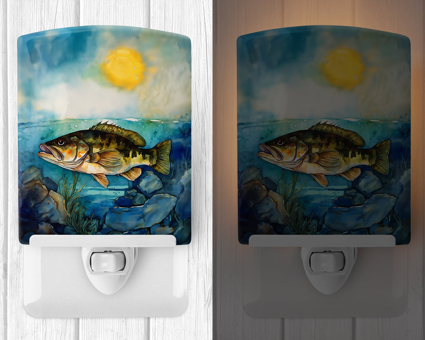 Smallmouth Bass Ceramic Night Light