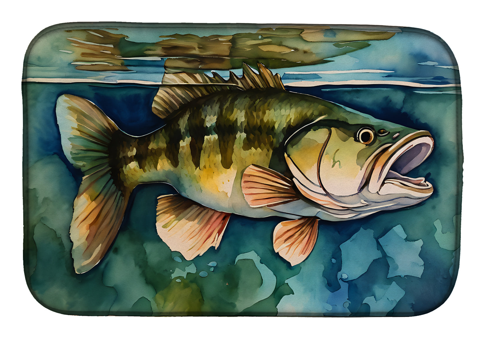 Buy this Smallmouth Bass Dish Drying Mat