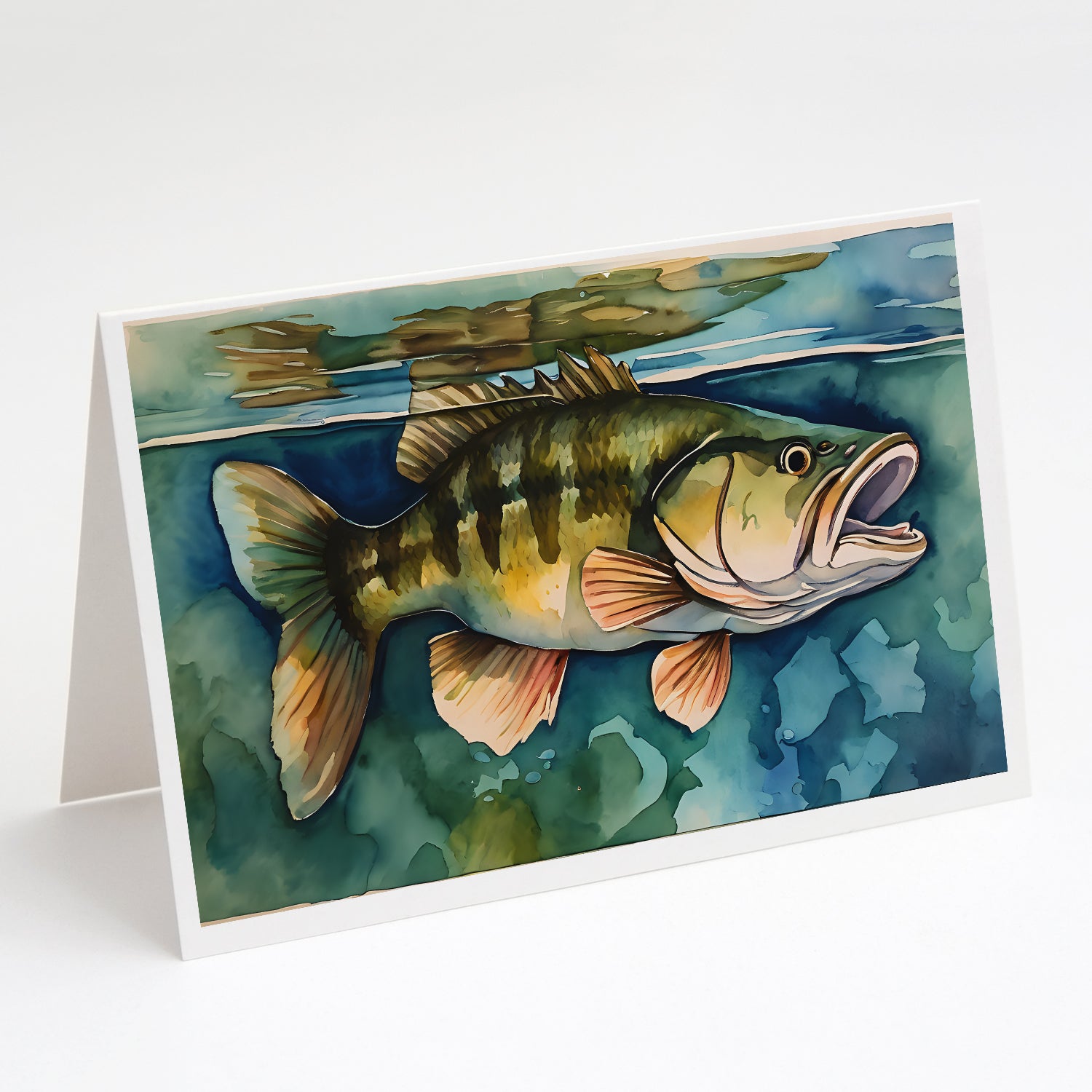 Buy this Smallmouth Bass Greeting Cards Pack of 8