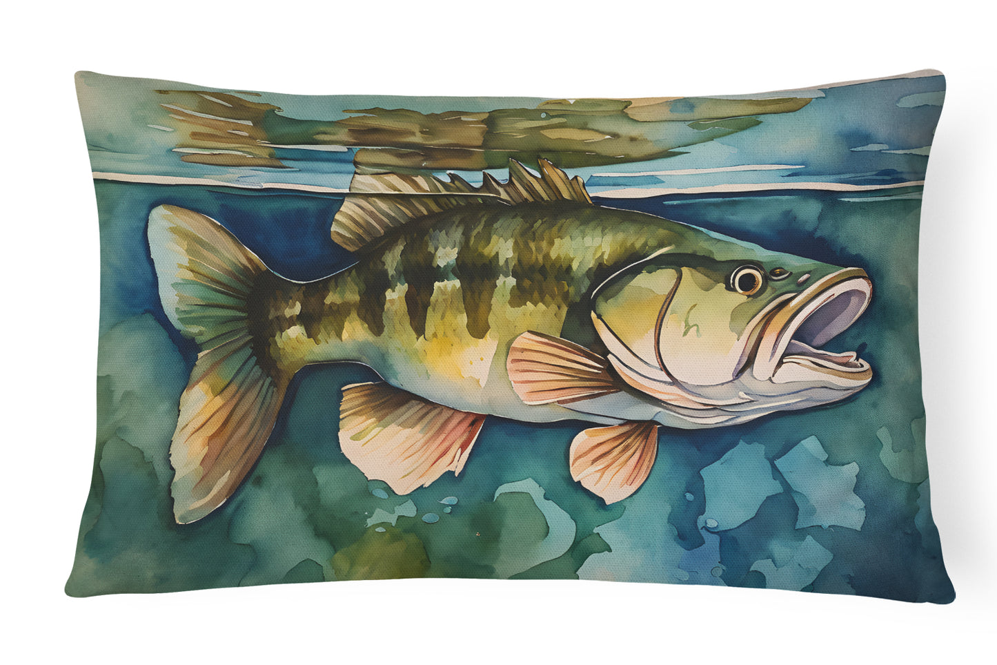 Buy this Smallmouth Bass Throw Pillow