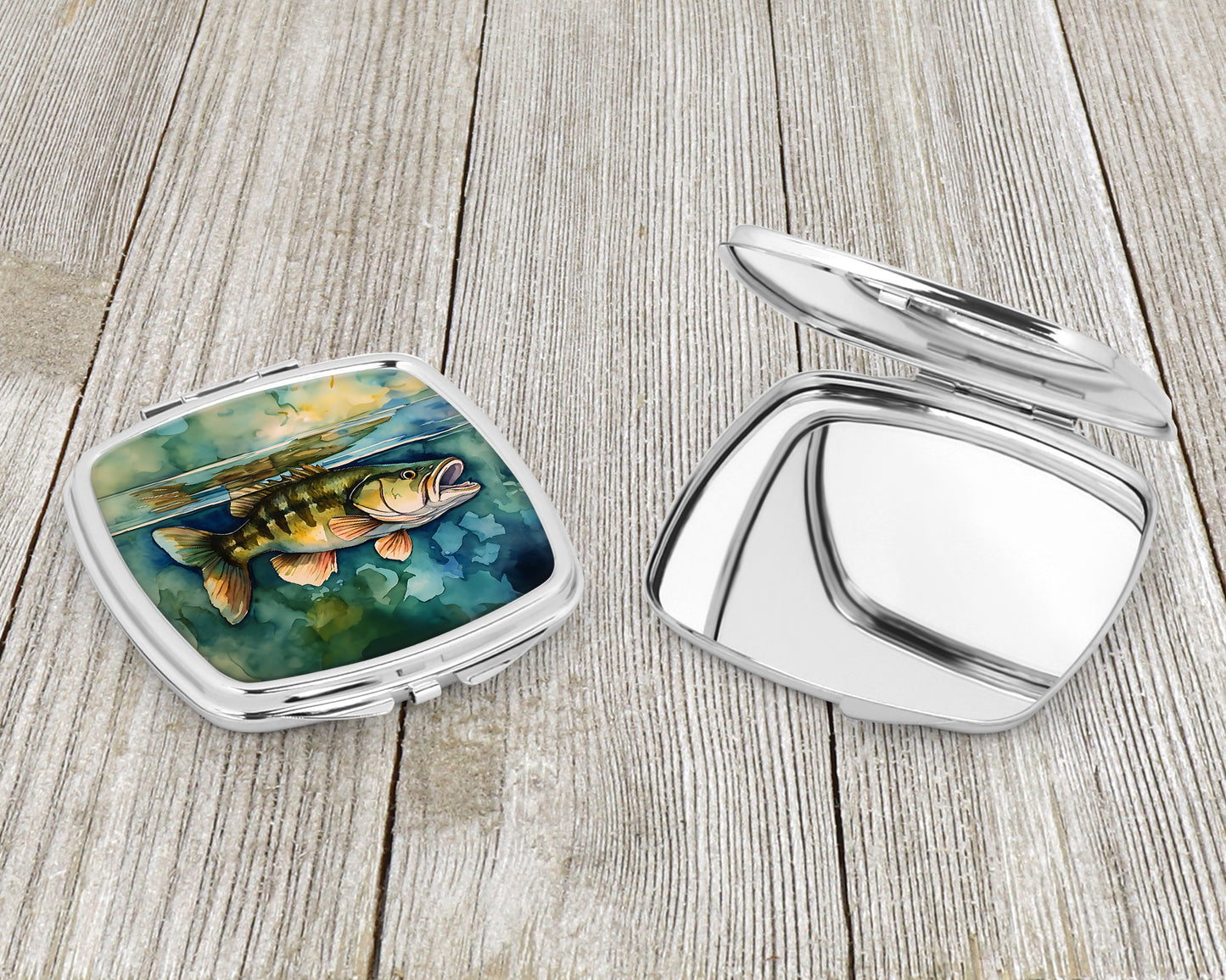 Smallmouth Bass Compact Mirror