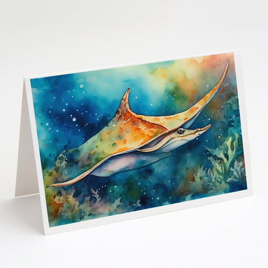 Buy this Sting Ray Greeting Cards Pack of 8