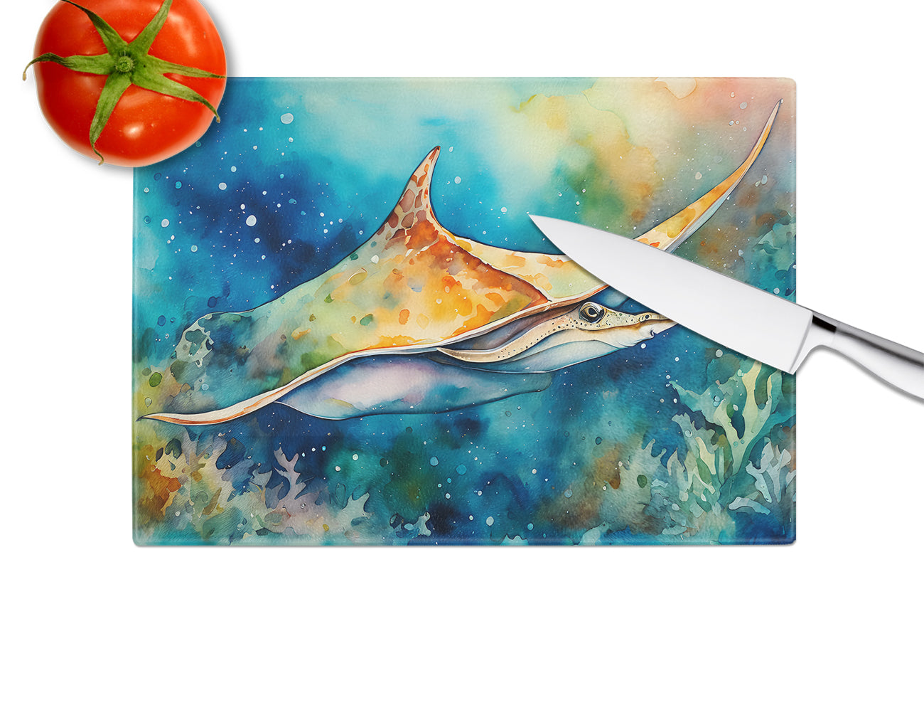 Sting Ray Glass Cutting Board