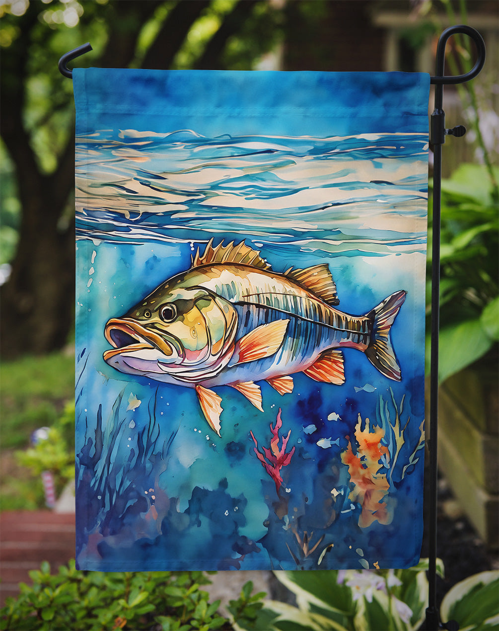 Striped Bass Garden Flag