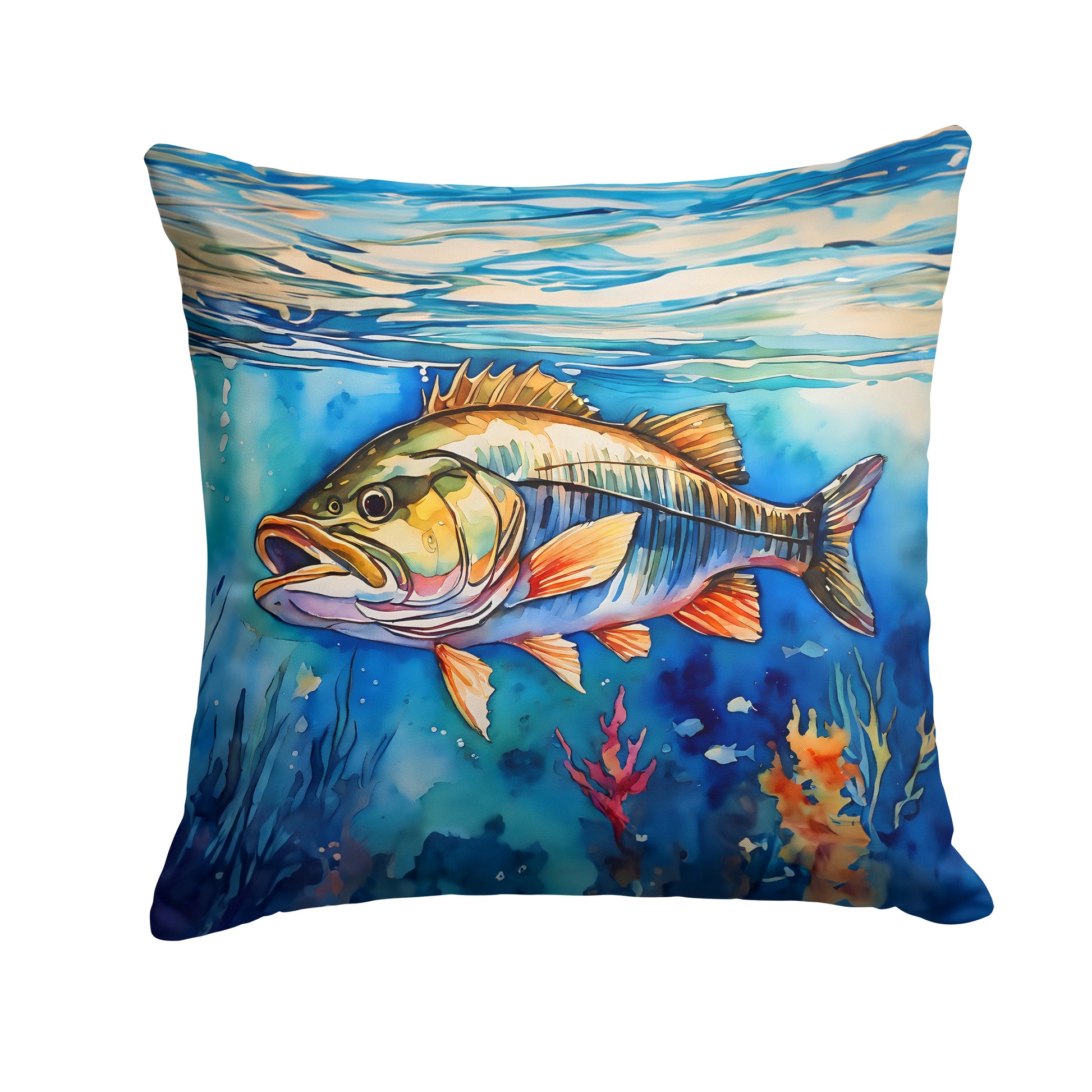 Buy this Striped Bass Throw Pillow