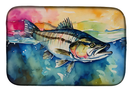 Buy this Striped Bass Dish Drying Mat