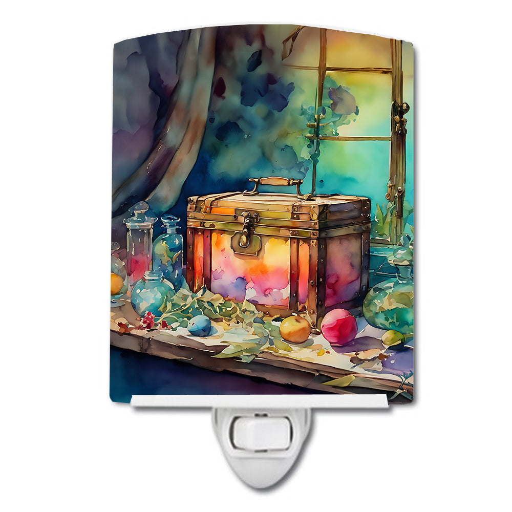 Buy this Treasure Chest Ceramic Night Light