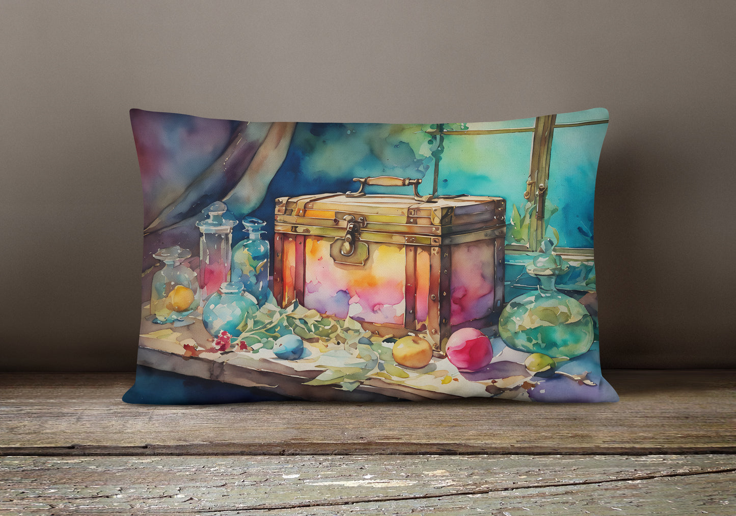 Treasure Chest Throw Pillow