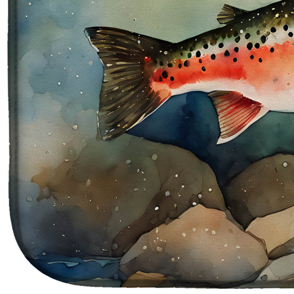 Trout Dish Drying Mat