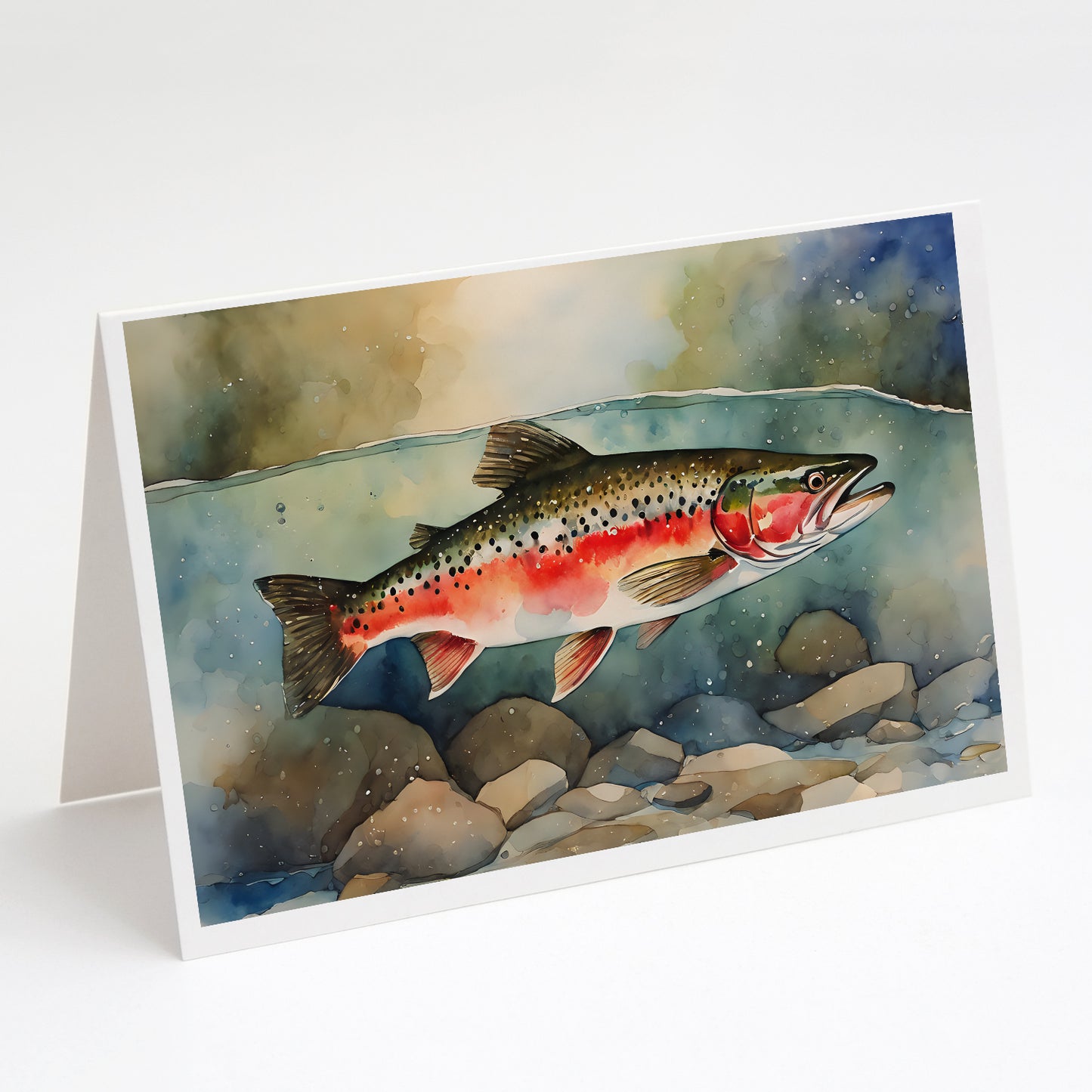 Buy this Trout Greeting Cards Pack of 8