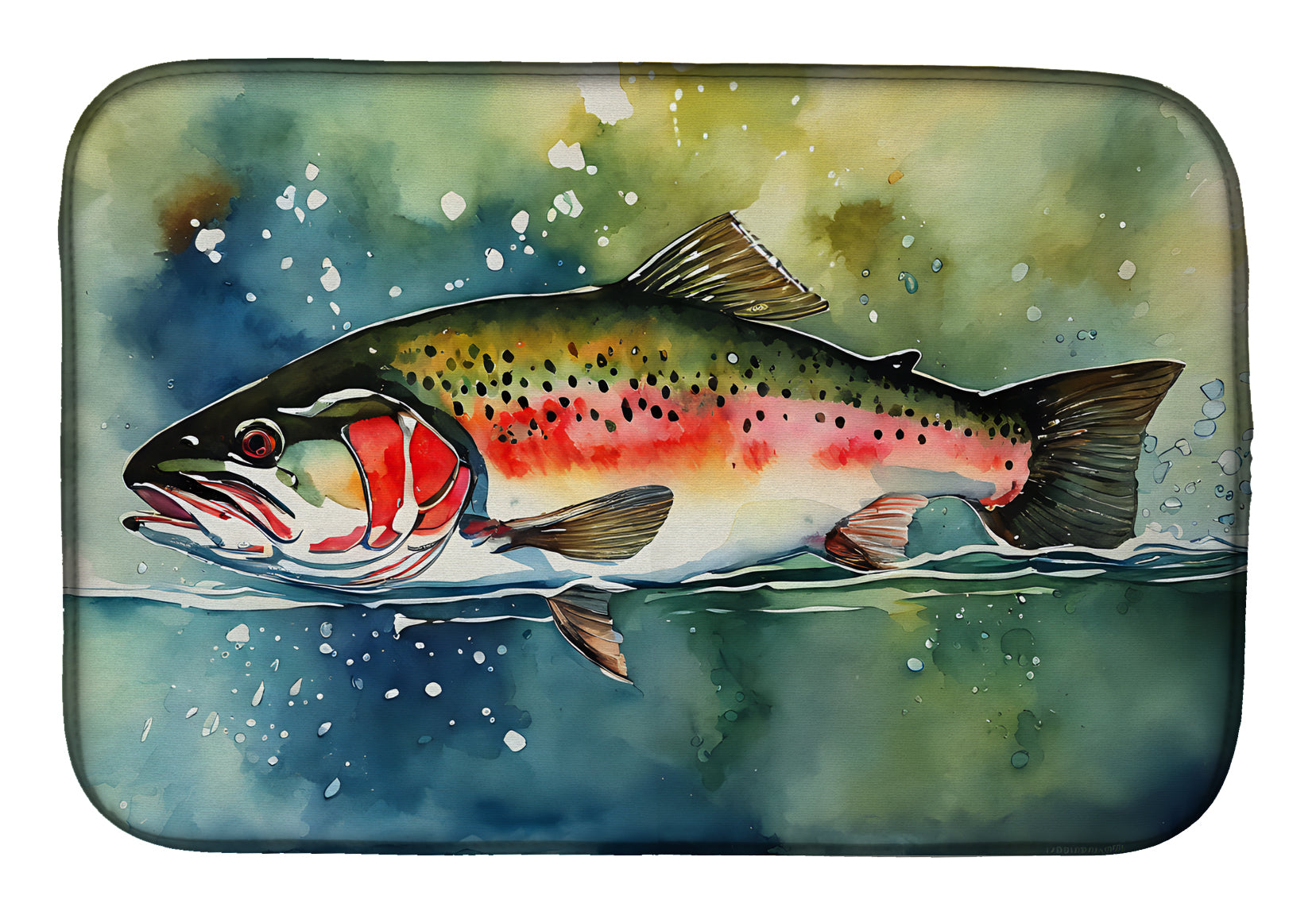 Buy this Trout Dish Drying Mat