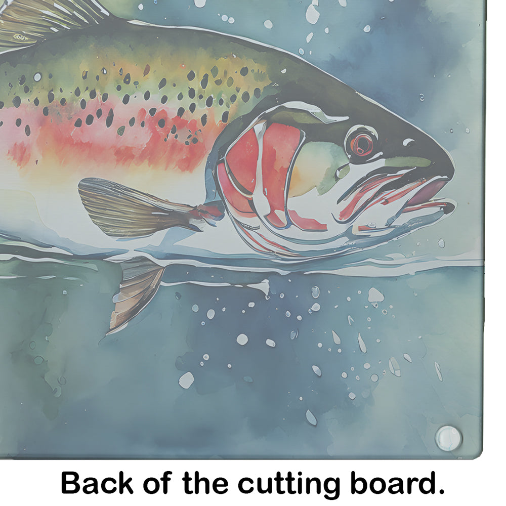 Trout Glass Cutting Board