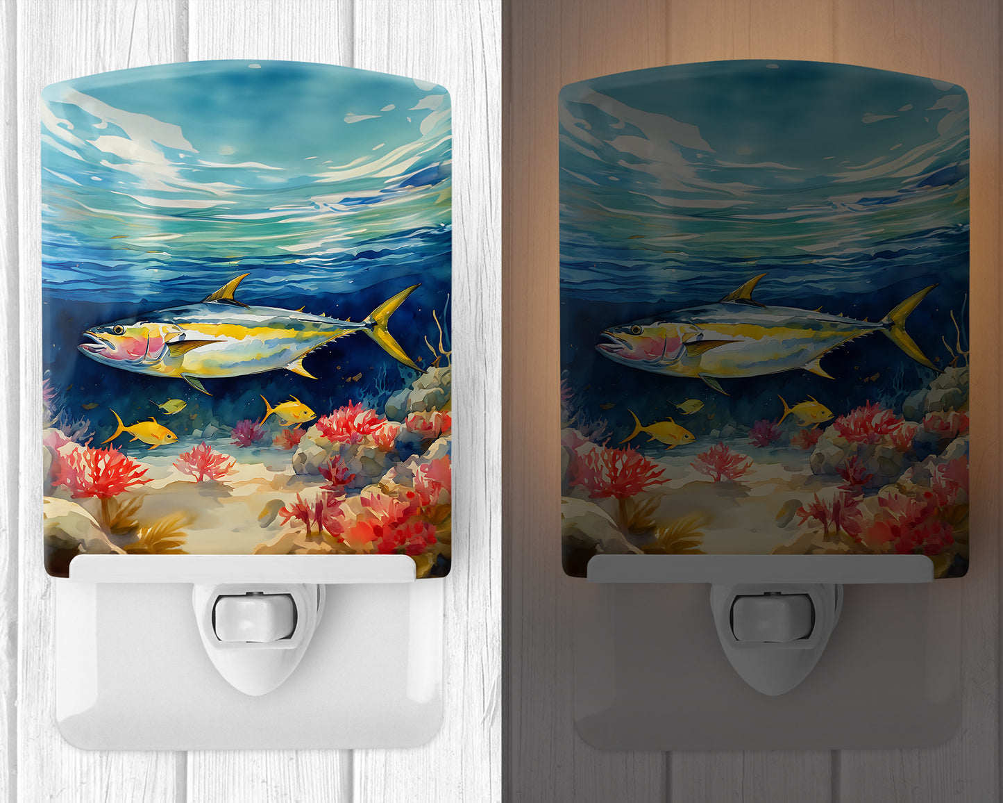 Yellowfin Tuna Ceramic Night Light