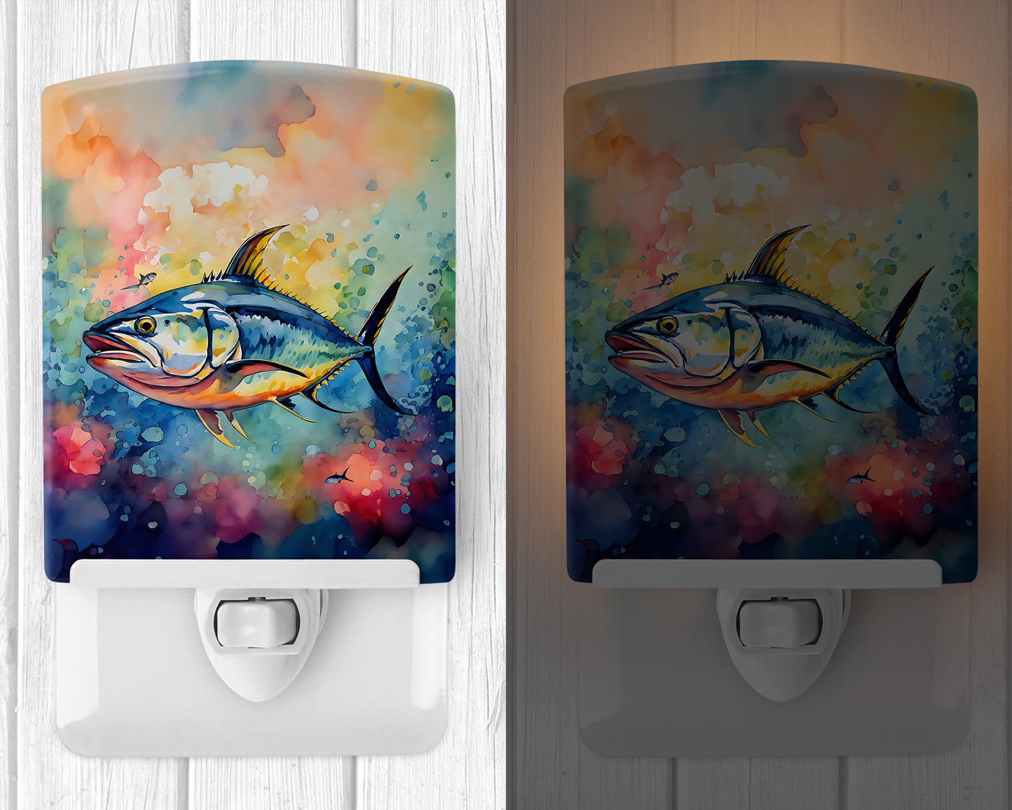 Yellowfin Tuna Ceramic Night Light