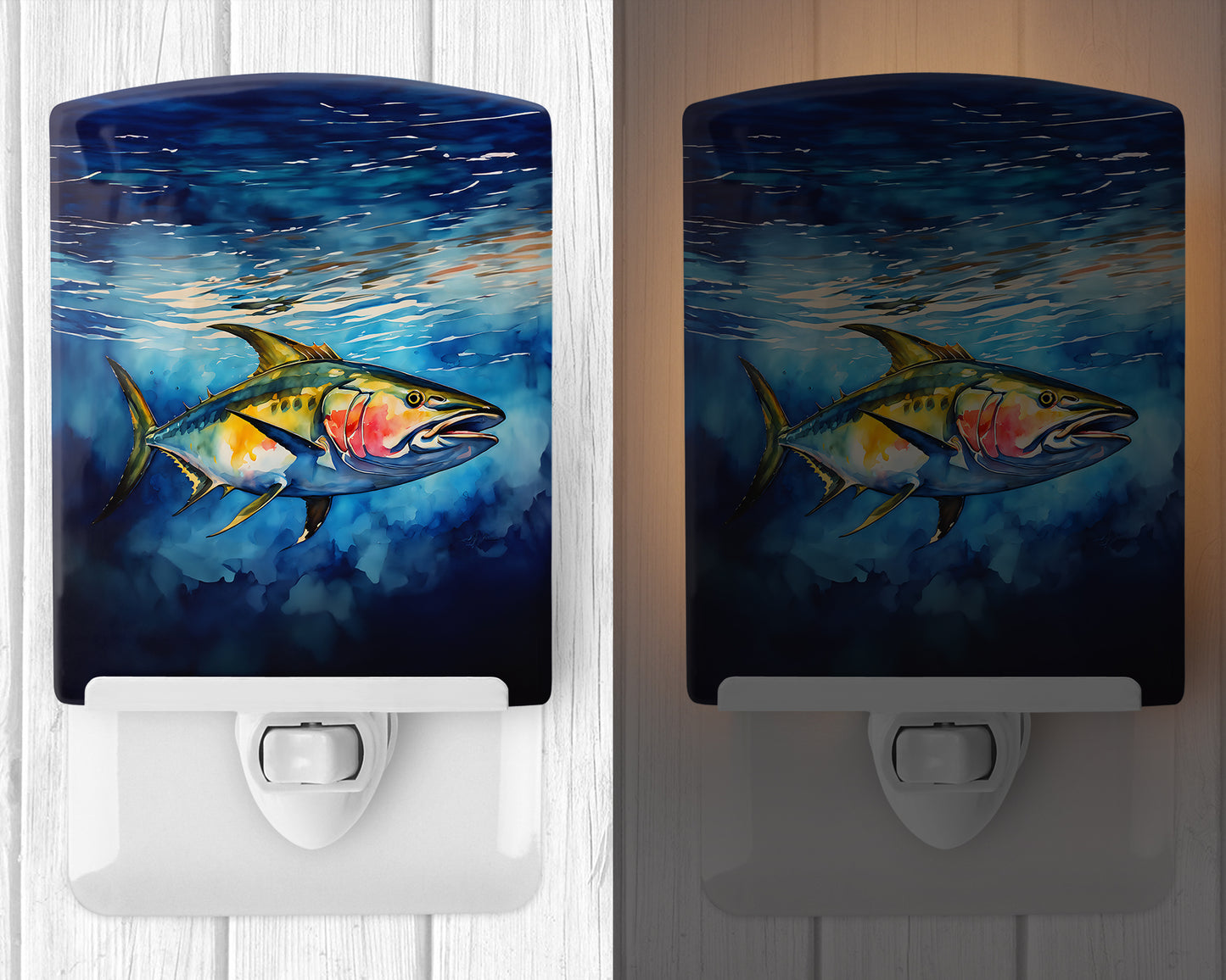 Yellowfin Tuna Ceramic Night Light