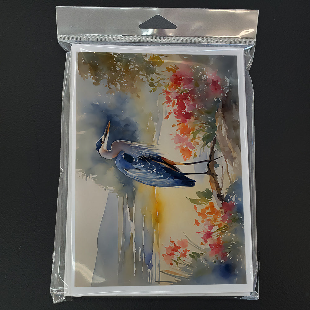 Blue Heron Greeting Cards Pack of 8