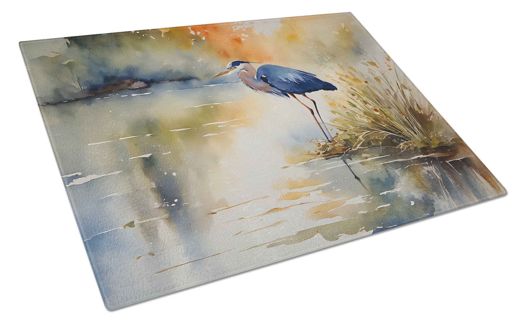 Buy this Blue Heron Glass Cutting Board