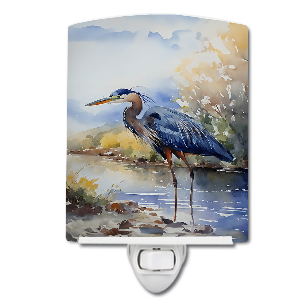 Buy this Blue Heron Ceramic Night Light