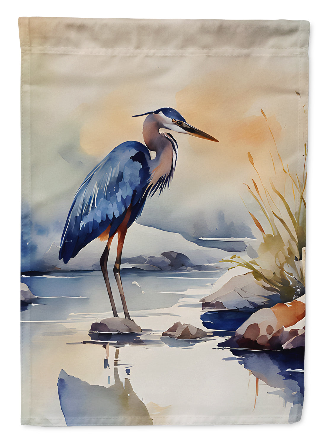 Buy this Blue Heron House Flag