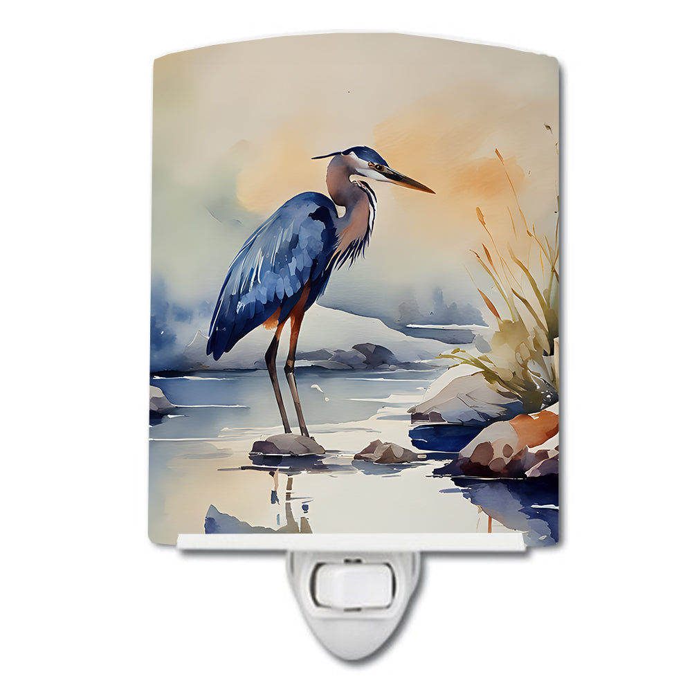 Buy this Blue Heron Ceramic Night Light