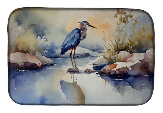 Buy this Blue Heron Dish Drying Mat