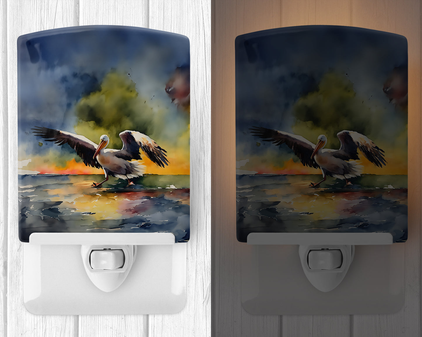 Pelican Ceramic Night Light