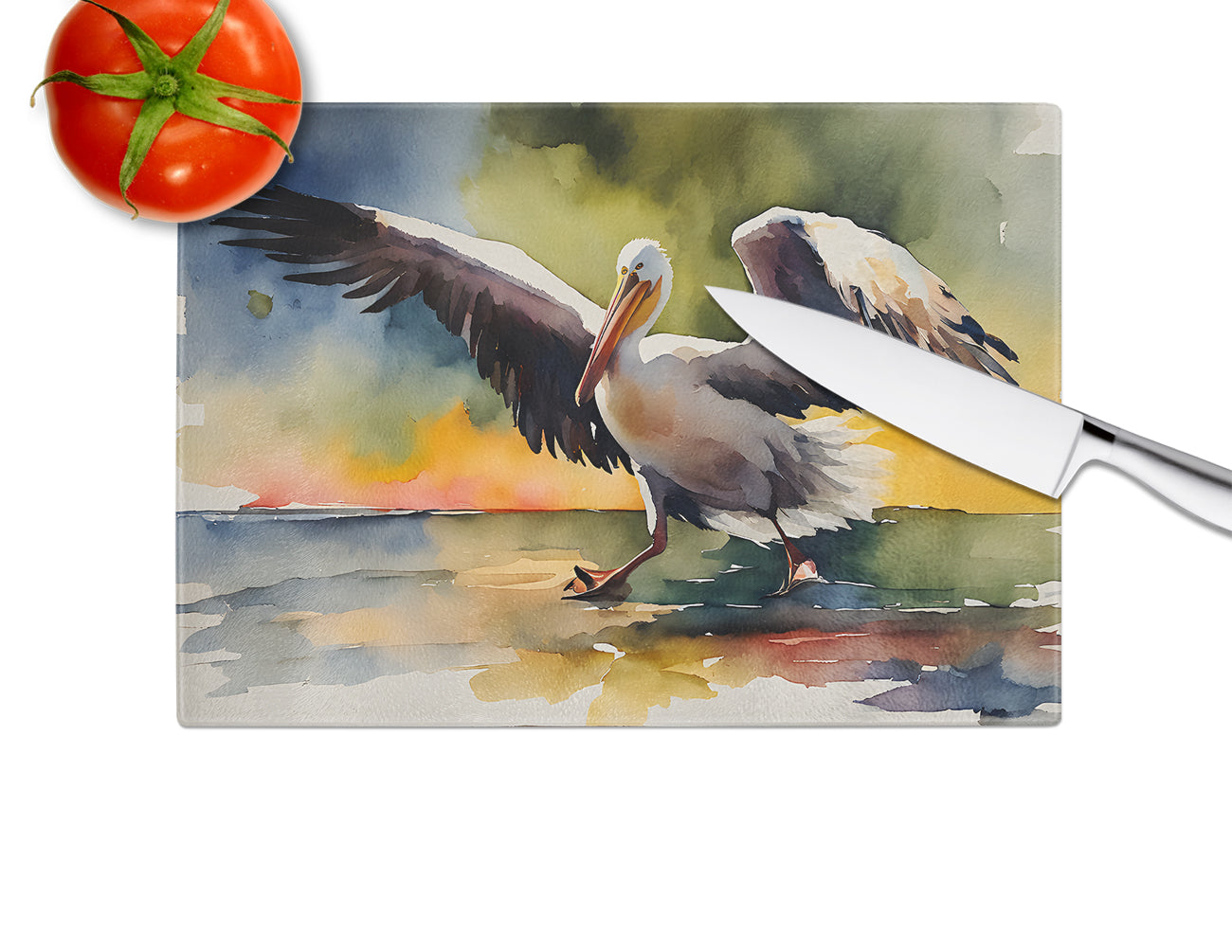 Pelican Glass Cutting Board