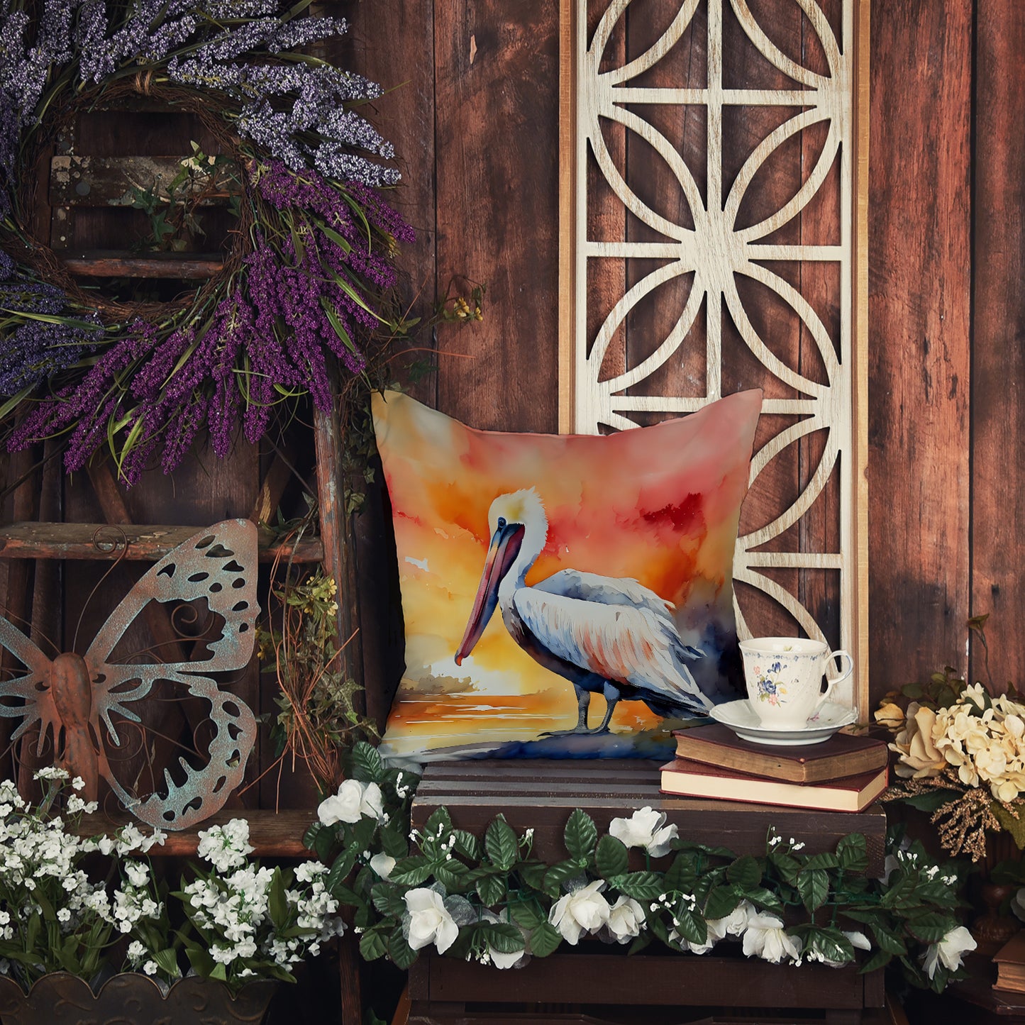 Pelican Throw Pillow