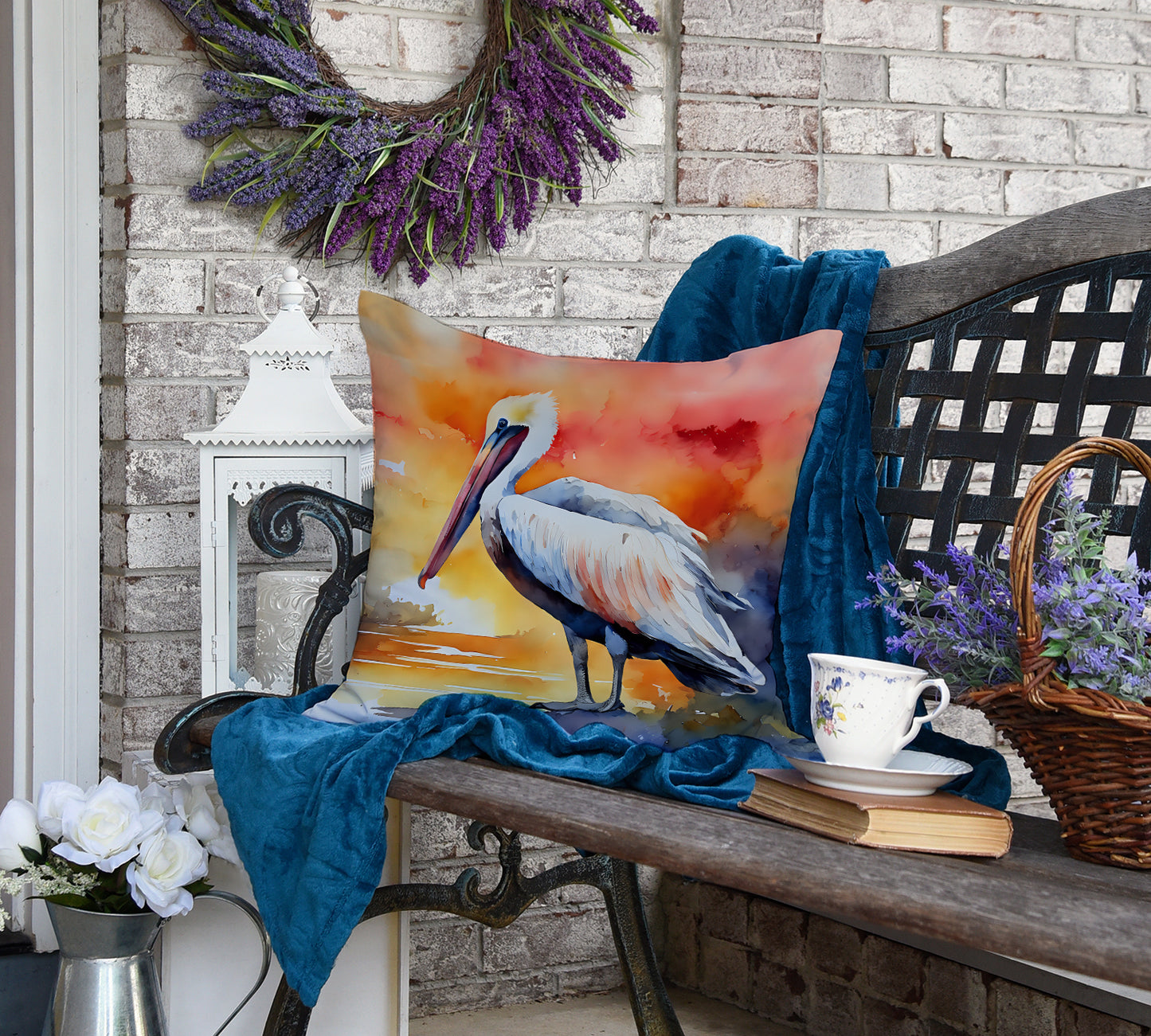 Pelican Throw Pillow