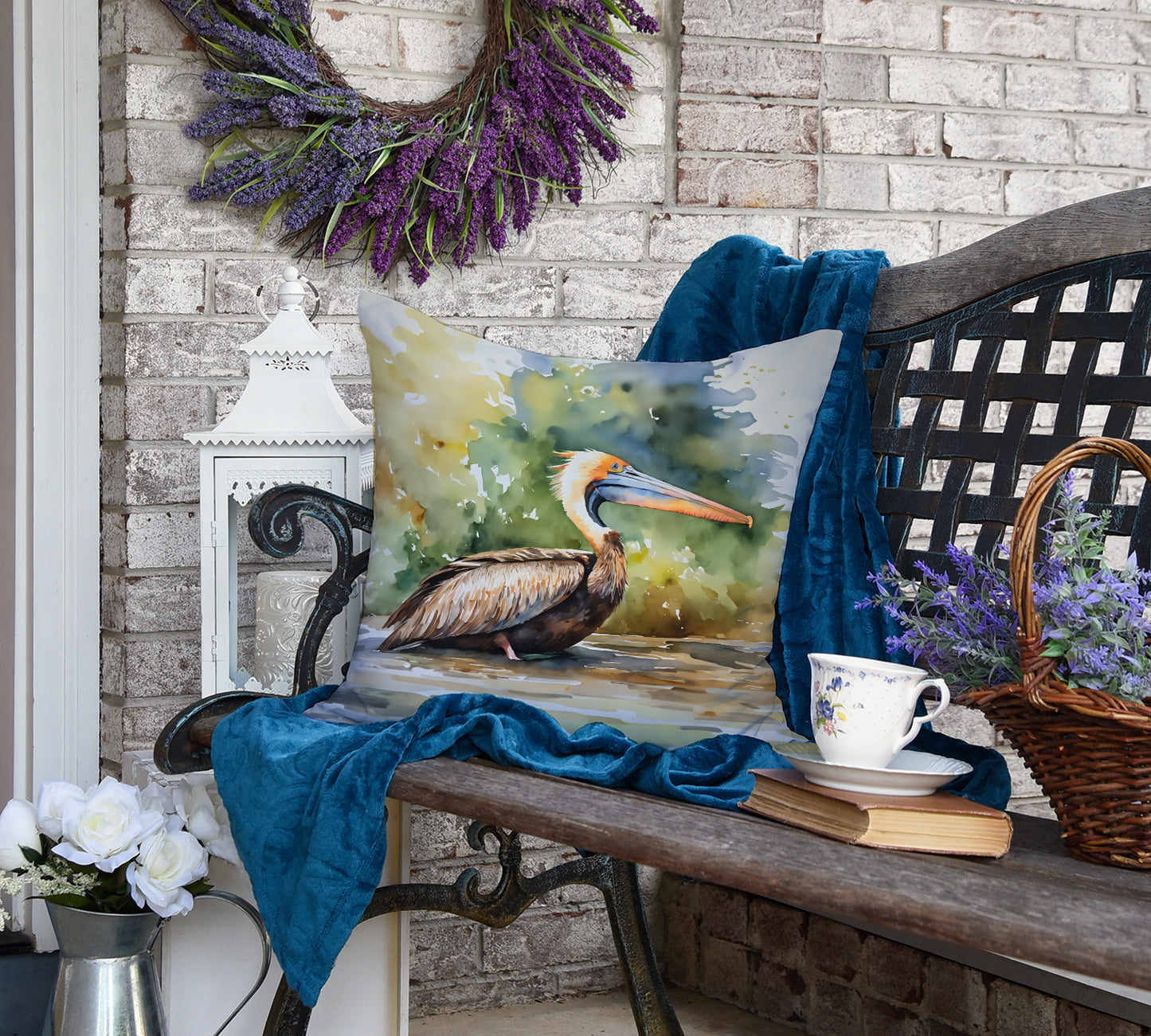 Pelican Throw Pillow