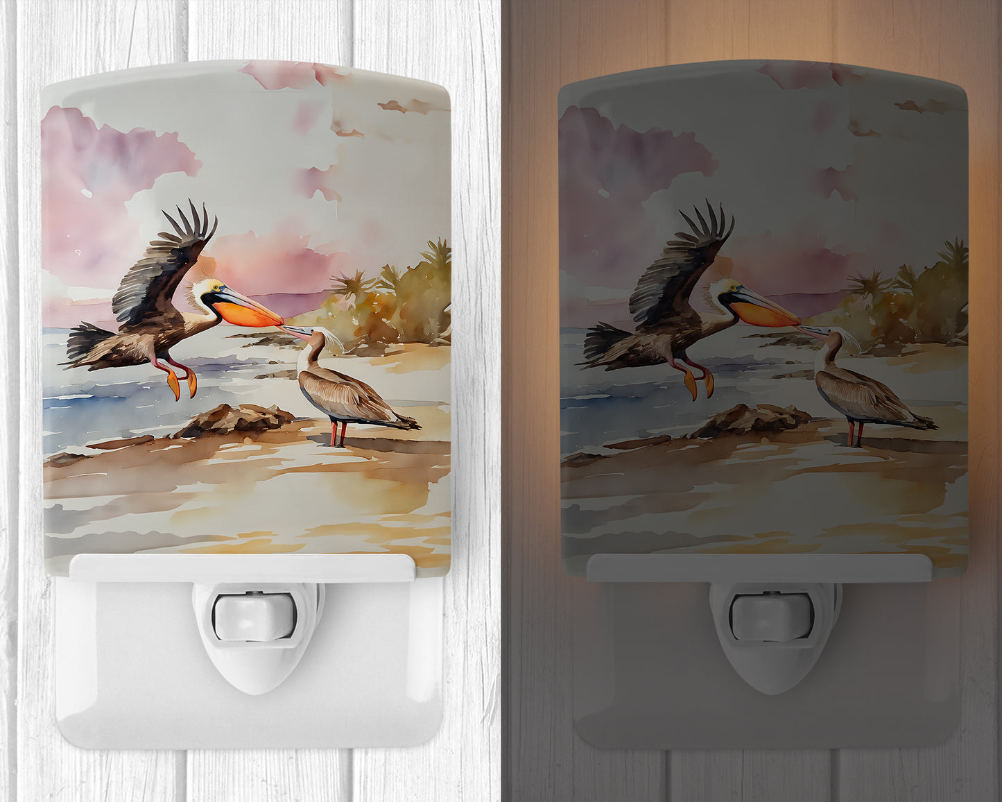 Pelican Ceramic Night Light