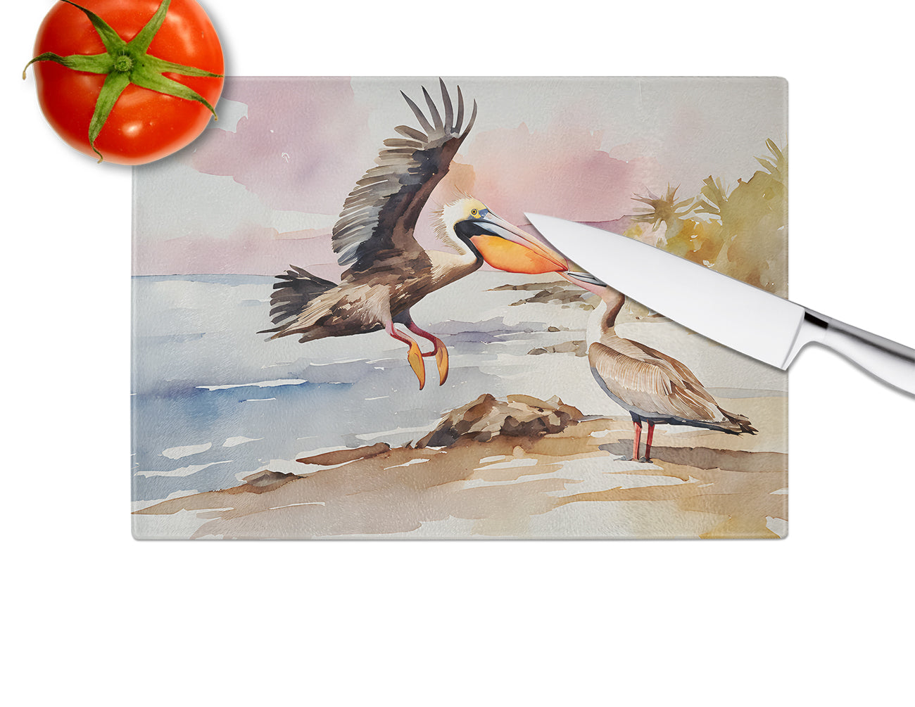 Pelican Glass Cutting Board