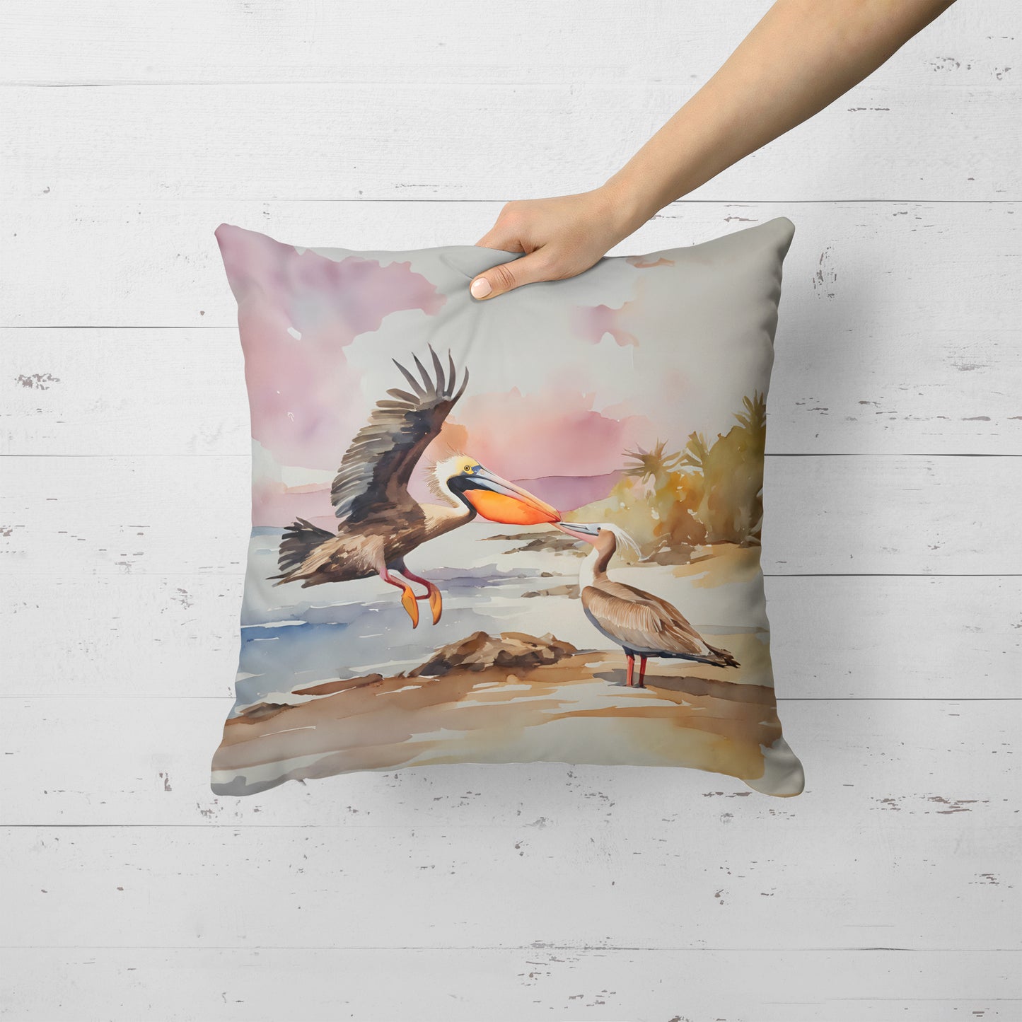 Pelican Throw Pillow