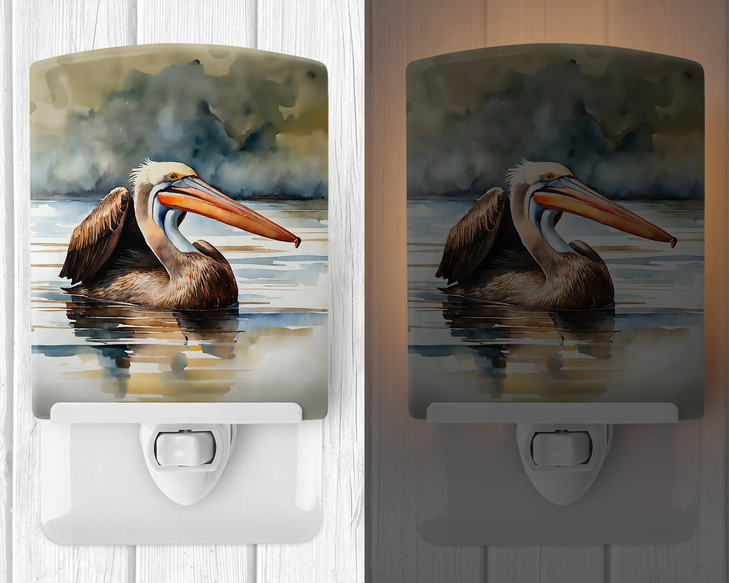 Pelican Ceramic Night Light