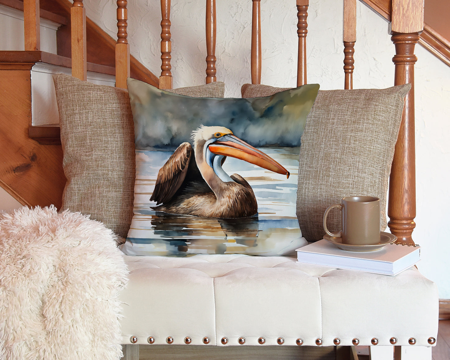 Pelican Throw Pillow