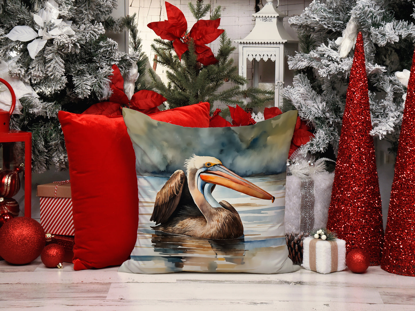 Pelican Throw Pillow