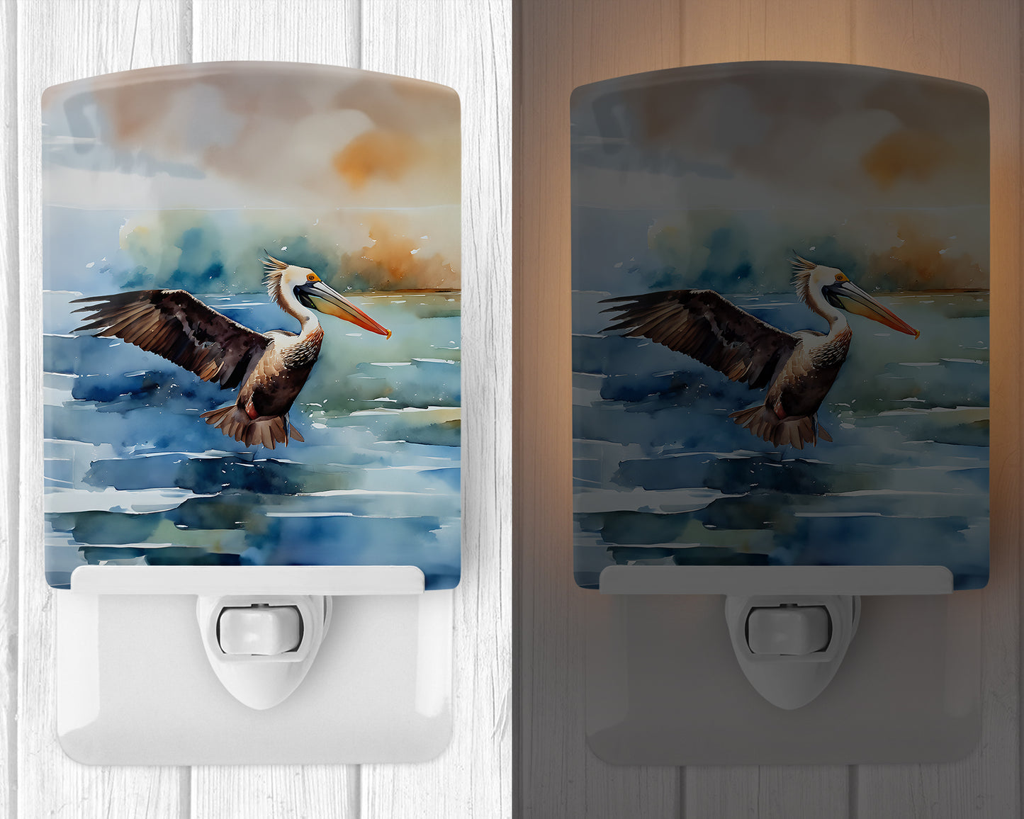 Pelican Ceramic Night Light