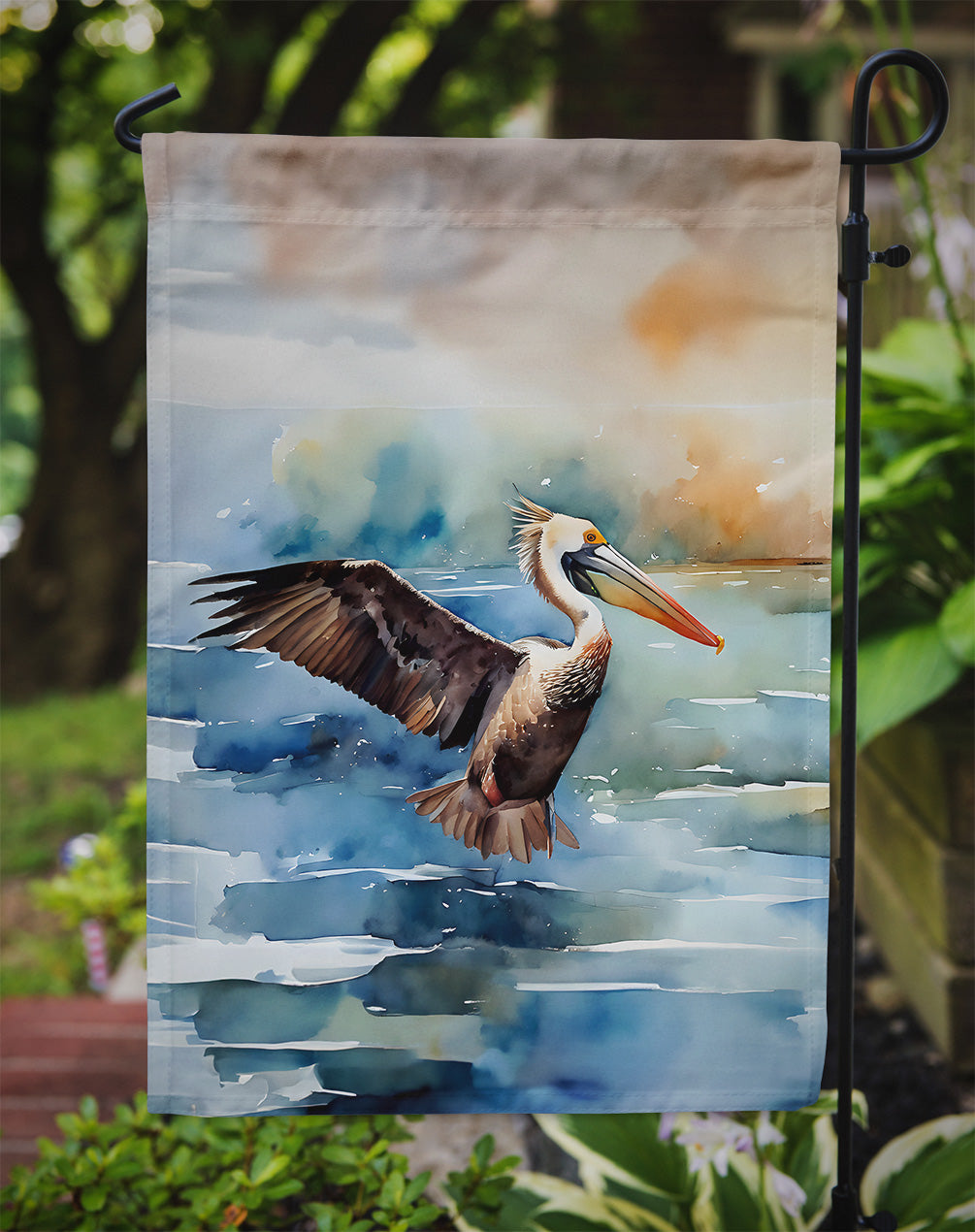 Pelican Garden Flag