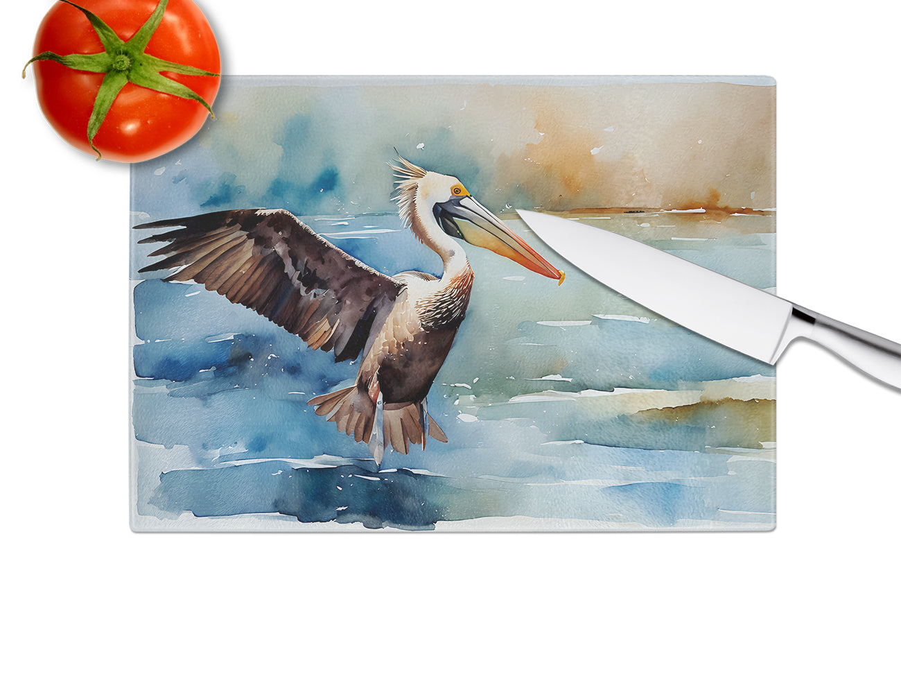 Pelican Glass Cutting Board