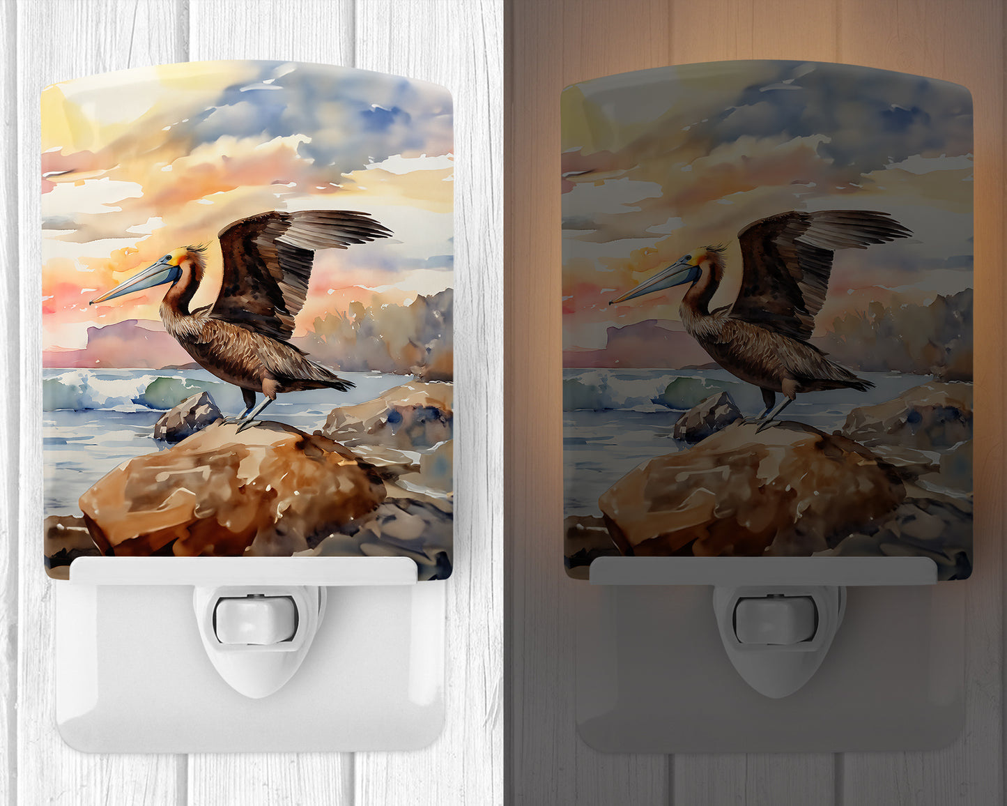 Pelican Ceramic Night Light