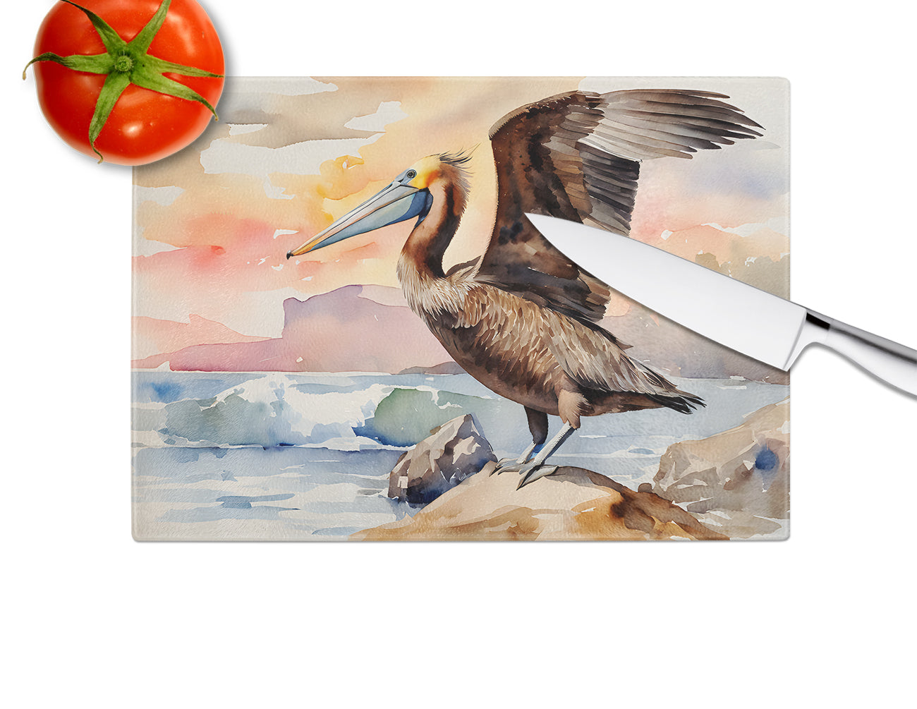 Pelican Glass Cutting Board