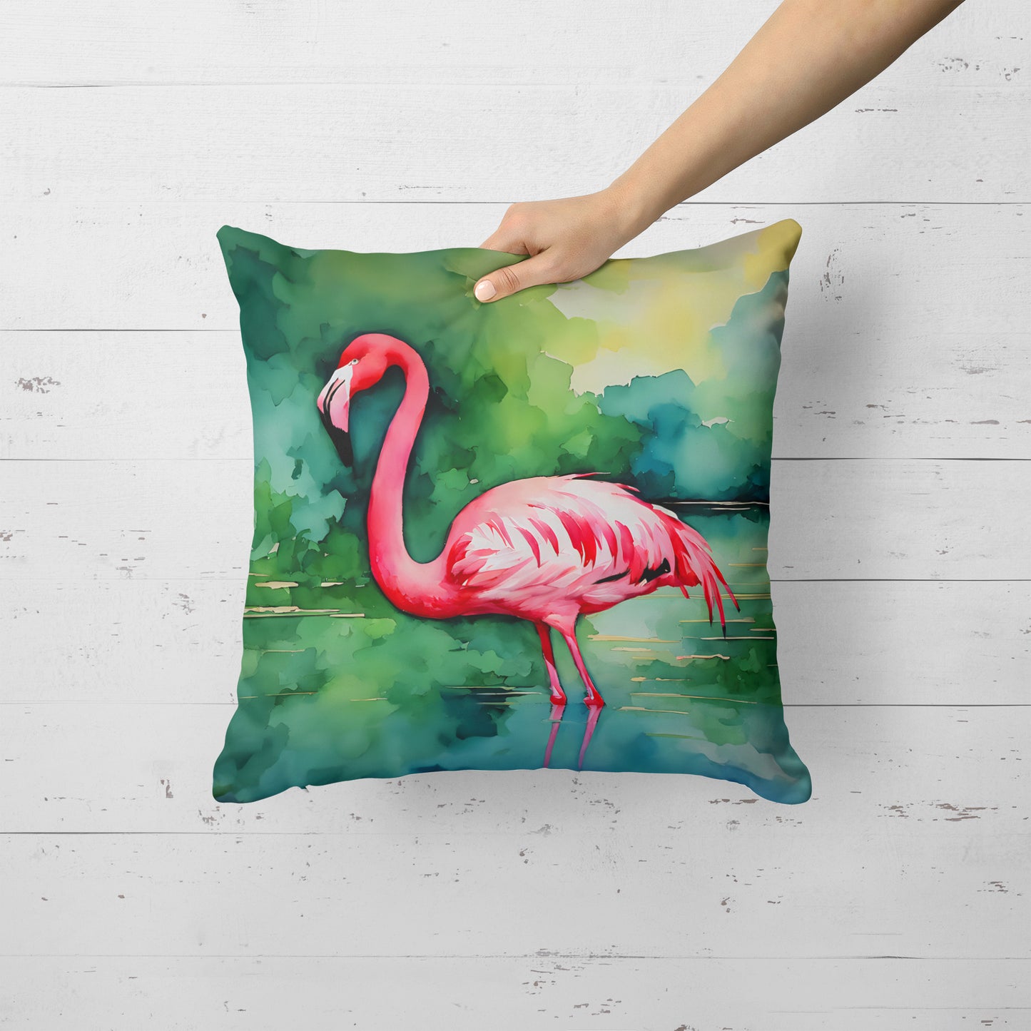 Flamingo Throw Pillow