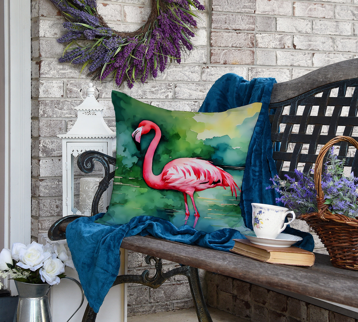 Flamingo Throw Pillow