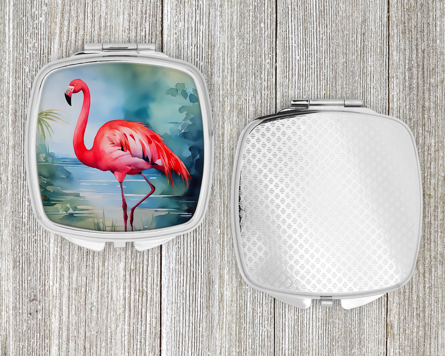 Flamingo Compact Mirror