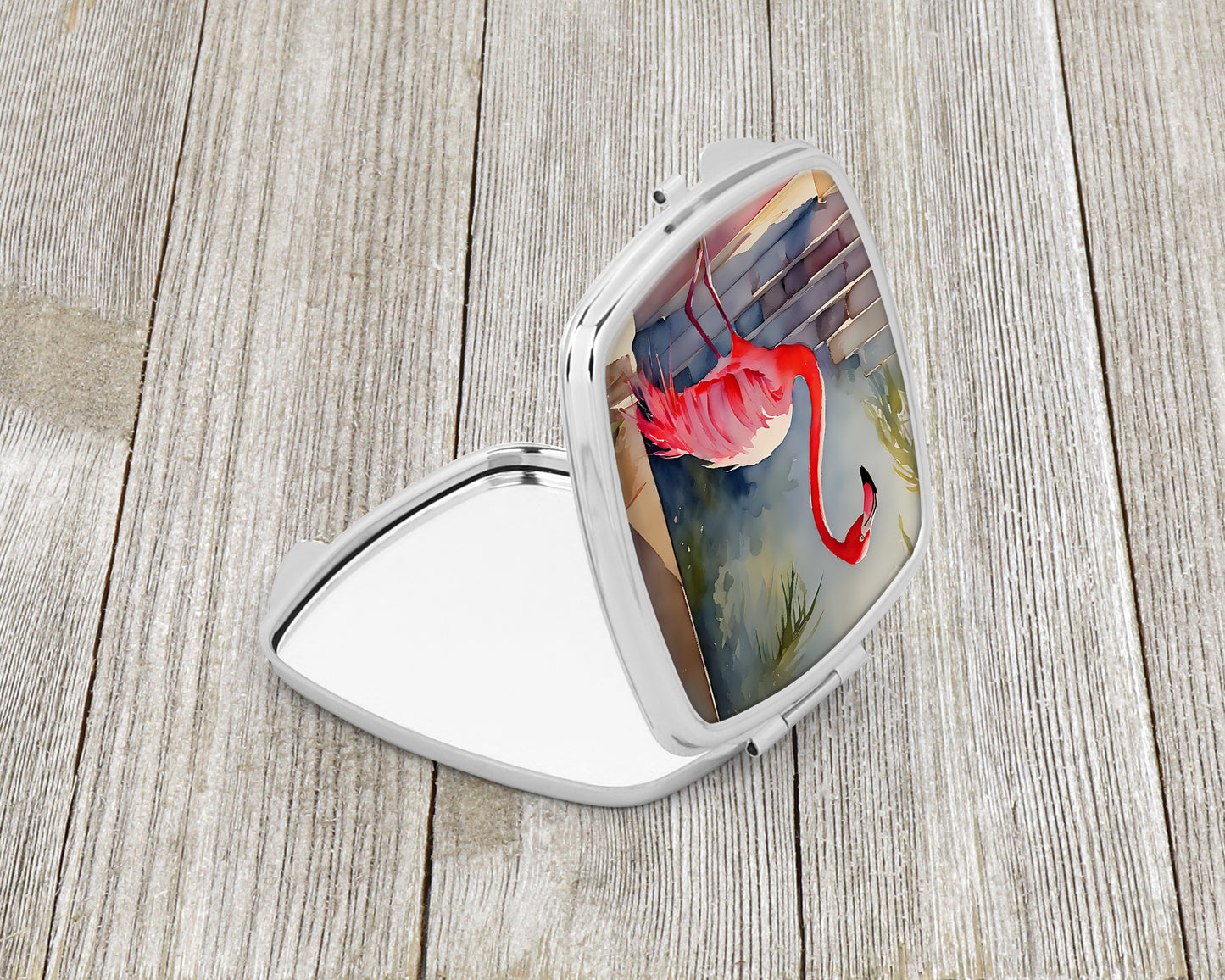 Flamingo Compact Mirror