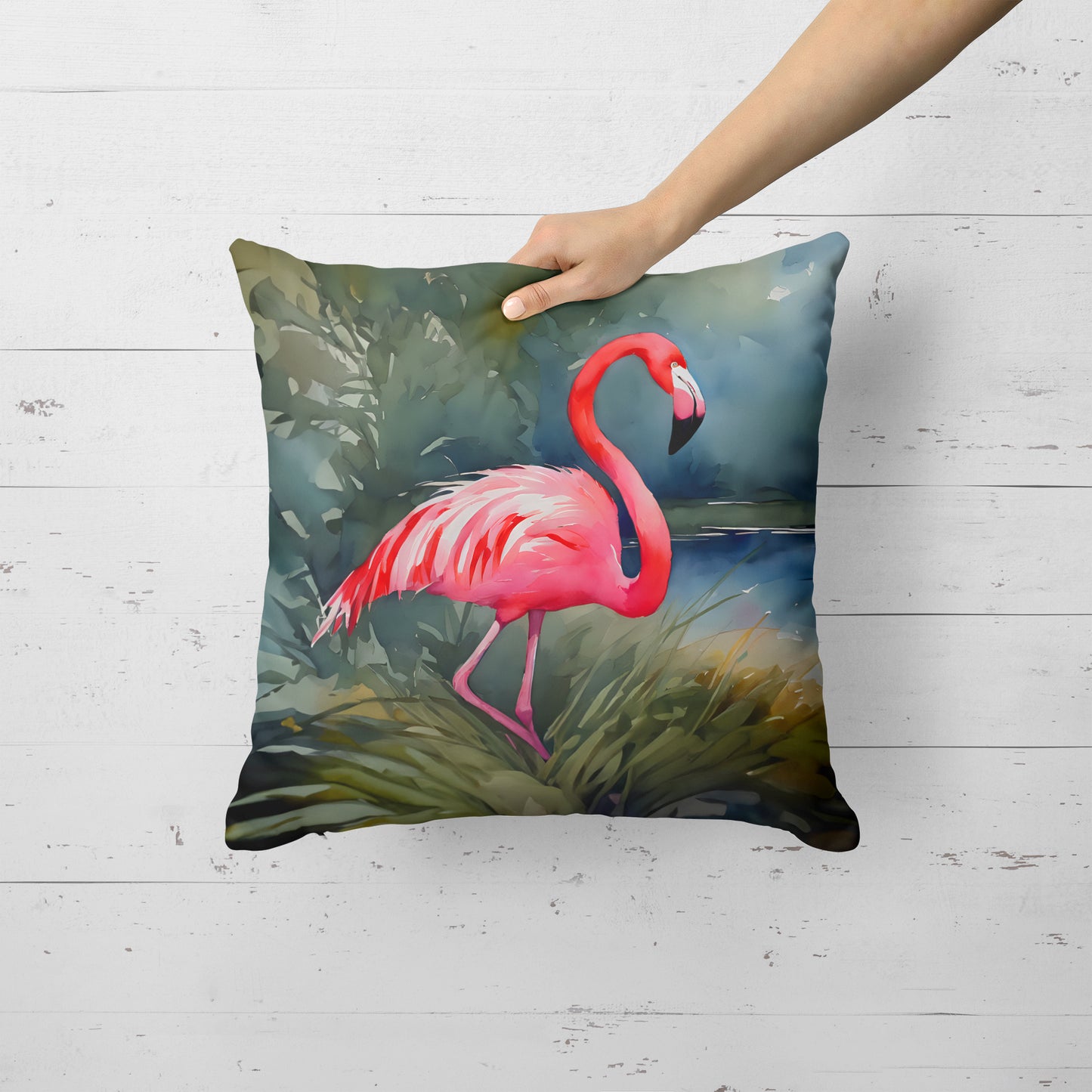 Flamingo Throw Pillow