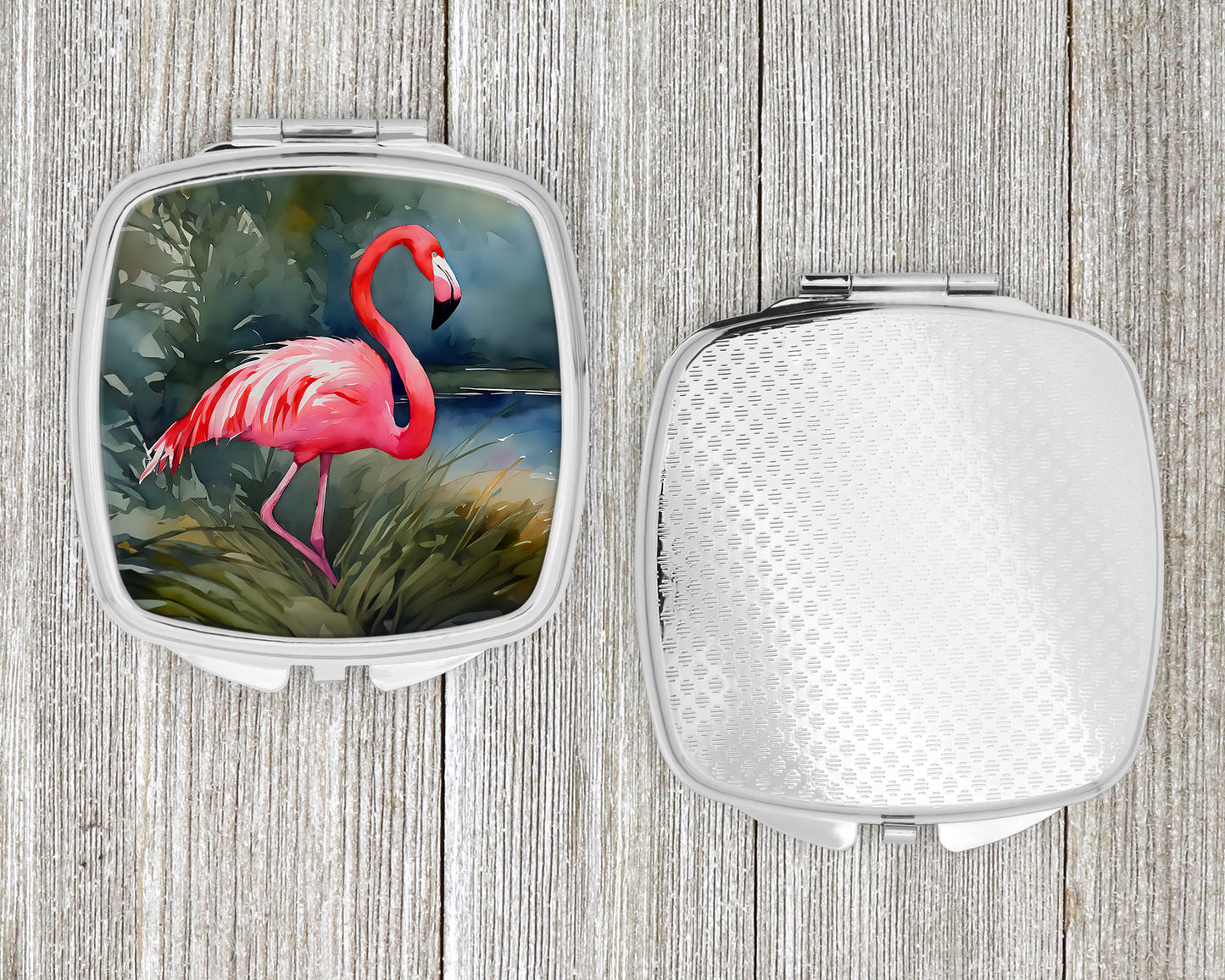 Flamingo Compact Mirror